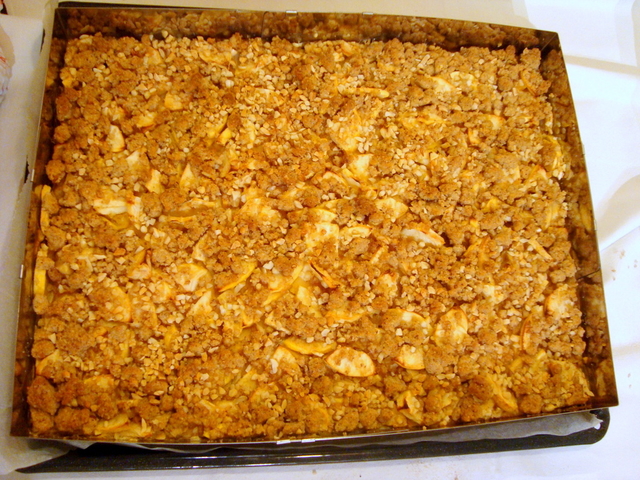 Streuselkuchen mit Quark und Äpfeln • Brotbackforum - Die Hobbybäckerei